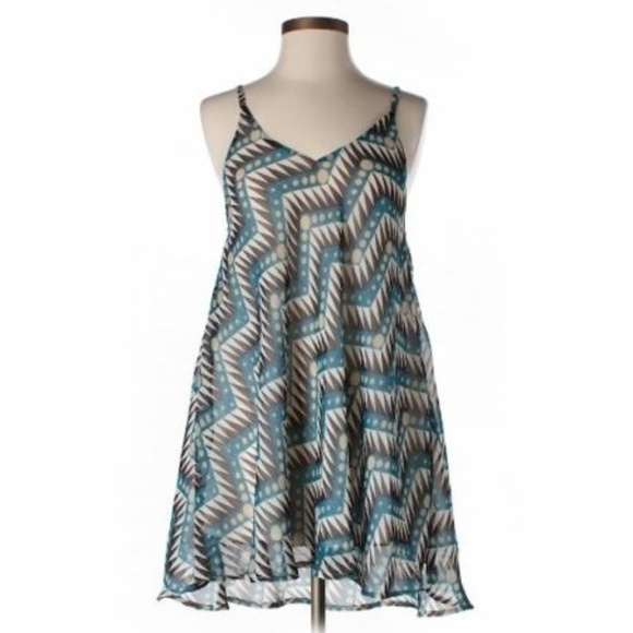 NWT Chandelier LF Stores Retro Geometric Dress - Picture 1 of 1